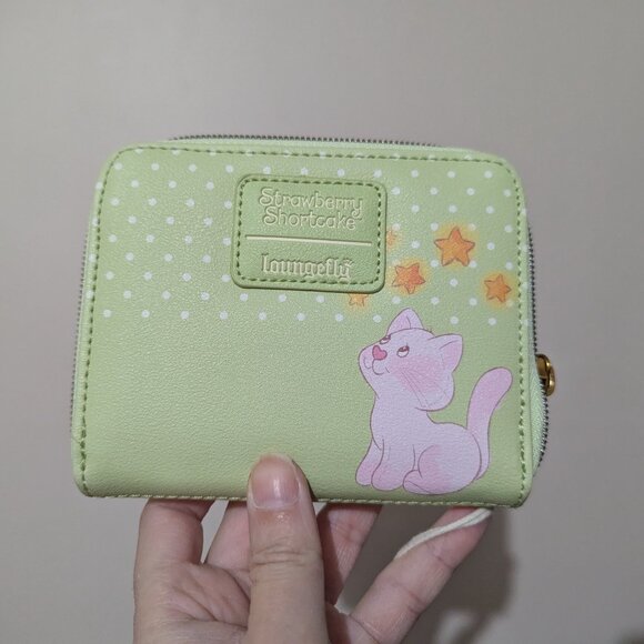 Loungefly Strawberry Shortcake Slumber Party Mini Zipper Wallet New With tags - Picture 5 of 7